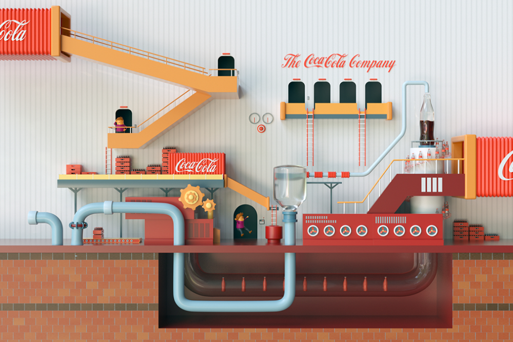 imagem sobre a  Coca-Cola